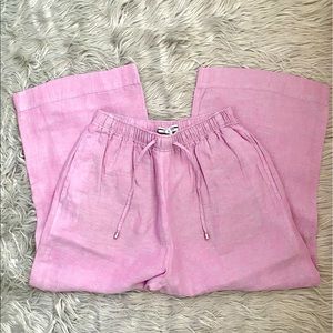 Escada ankle linen capris